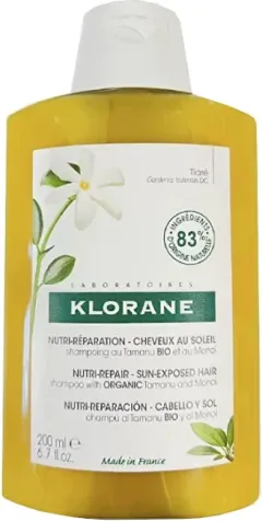Klorane Nourishing Shampoo for Sun-Exposed Hair Bio Tamanu and Monoi (Nourishing Shampoo) - 200 ml thumbnail 1