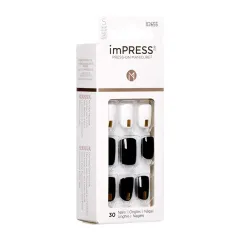 Kiss Kiss Self-adhesive nails imPRESS Nails Midnight Drive 30 pcs thumbnail 3