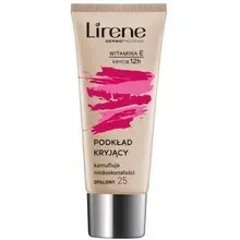 Lirene Vitamin E High-Coverage Liquid Foundation 25 Tanned thumbnail 1