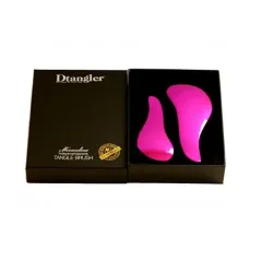 Dtangler gift set of miraculous pink hair brushes thumbnail 1