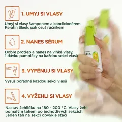 Garnier Serum for dry and frizzy hair Fructis Keratin Sleek (Heat-Activated Serum) 50 ml thumbnail 6