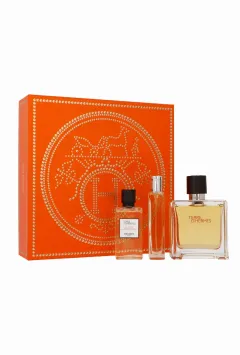 Hermes Set Hermes Terre D`Hermes Parfum 75ml + Parfum 15ml + Shower Gel Hair & Body 40ml thumbnail 1