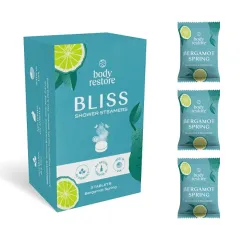 Body Restore Set of aromatic tablets for the shower Bergamot Spring Shower Steamers 3 pcs thumbnail 1