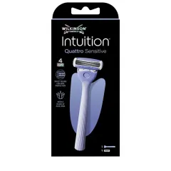 Wilkinson Sword Intuition Quattro Sensitive razor + 1 head thumbnail 1