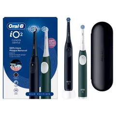 ORAL-B Electric toothbrush Series iO 2 Night Black + Forest Green 2 pcs 1