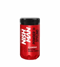 NISH MAN objemový stylingový pudr 20 g Powder Hair Styling Wax Flaming thumbnail 1
