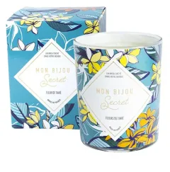 Troli Scented candle 40h with jewel Flower Tiare CCOM100 thumbnail 1