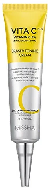 Missha Brightening skin cream Anti-Age Vita C Plus (Eraser Toning Cream) 30 ml thumbnail 1