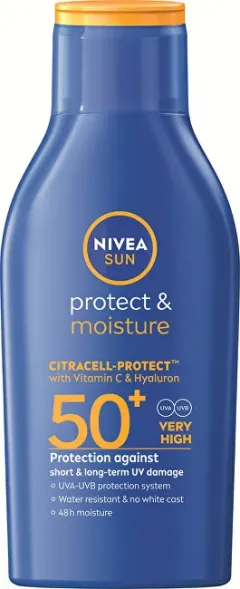 Nivea Protective milk SPF 50+ Sun Protect & Moisture Milk 100 ml thumbnail 1