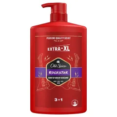 Old Spice Shower gel 3 in 1 Rockstar Body, Hair, Face Wash - 1000 ml thumbnail 1