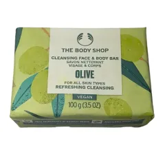 The Body Shop Olive Face and Body Bar Soap (Cleansing Face & Body Bar) 100 g thumbnail 1