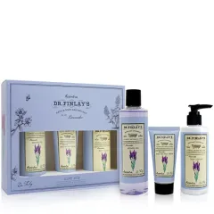 Accentra Lavender DR. FINLAY`S bath care gift set in a lavender gift box, shower gel 240ml, body lotion 190ml, hand and nail cream 60ml, 3 fragrances thumbnail 2