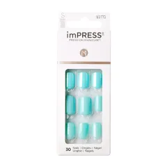 Kiss Kiss Self-adhesive nails imPRESS Nails Rain Check 30 pcs thumbnail 1