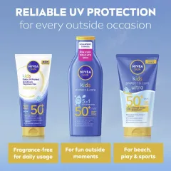 Nivea Sunscreen milk SPF 50+ Kids Daily UV Protect Milk thumbnail 7