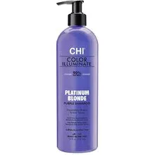 CHI Color Illuminate Platinum Blonde Purple Shampoo thumbnail 1