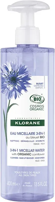 Klorane Micellar Water 3 in 1 Organic Cornflower (Micellar Water) 400 ml thumbnail 1