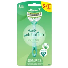 Wilkinson Sword Disposable razor for women My Intuition Comfort Sensitiv e 3 + 1 pc thumbnail 1
