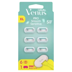 Gillette Replacement heads Pro Smooth Sensitive 6 pcs + cover thumbnail 2