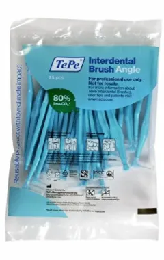 TePe Interdental brushes Angle 0.6 mm blue 25 pcs thumbnail 1