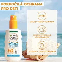 Garnier Children´s protective spray for sensitive skin SPF 50+ Ambre Solaire (Protection Spray) 150 ml thumbnail 2