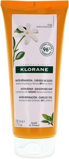 Klorane Conditioner for sun-exposed hair Bio Tamanu and Monoi (Conditioner) - 200 ml thumbnail 1
