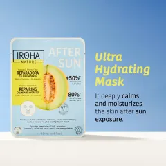 Iroha Regenerating mask Repairing Aftersun Face Sheet Mask 25 ml thumbnail 2