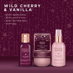 Baylis & Harding Wild Cherry & Vanilla Body Care Gift Set 3 pcs thumbnail 2