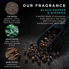 Baylis & Harding Black Pepper & Ginseng Body Care Gift Set 7 pcs thumbnail 4