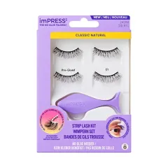 Kiss imPRESS No Glue Strip Lash 01 thumbnail 1