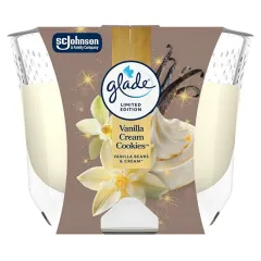 Glade Vanilla Cream Cookies scented candle 204 g thumbnail 1