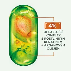 Garnier Shampoo for dry and frizzy hair Fructis Keratin Sleek (Shampoo) 200 ml thumbnail 2