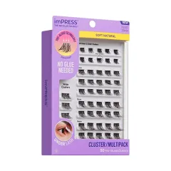 Kiss imPRESS Pre-glued Cluster Multi 01 Cluster Lashes thumbnail 3