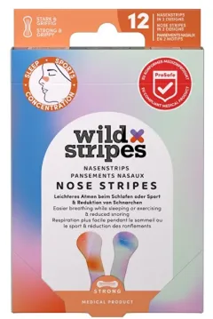 Wild Stripes Sunrise Nose Patches for better sleep quality (12 pcs) thumbnail 1