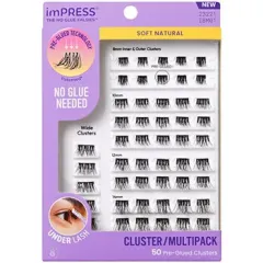 Kiss imPRESS Pre-glued Cluster Multi 01 Cluster Lashes thumbnail 5