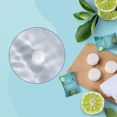 Body Restore Set of aromatic tablets for the shower Bergamot Spring Shower Steamers 3 pcs thumbnail 4