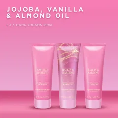 Baylis & Harding Jojoba, Vanilla & Almond Oil Hand Cream Gift Set 3 pcs thumbnail 2