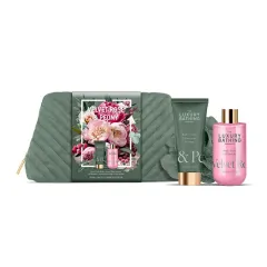 Grace Cole Body care gift set in a cosmetic bag Rose & Peony 3 pcs thumbnail 1