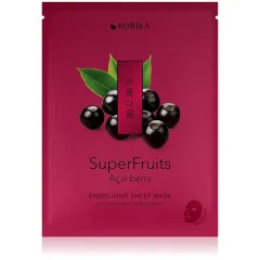 KORIKA Energising Sheet Mask Superfruits Acai Berry (Energising Sheet Mask) 25 g thumbnail 1