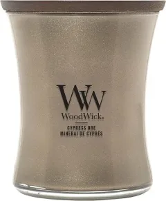 WoodWick Scented candle medium Precious Metals Cypress Ore thumbnail 1