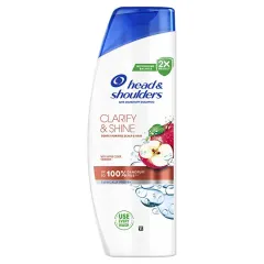 Head & Shoulders Clarify & Shine Anti-Dandruff Shampoo for Shiny Hair - 400 ml thumbnail 1