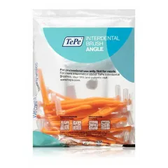 TePe Interdental brushes Angle 0.45 mm orange 25 pcs thumbnail 1