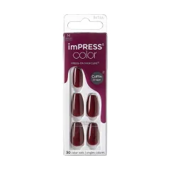 Kiss Kiss Self-adhesive nails imPRESS Color MC Winery in NYC 30 pcs thumbnail 1