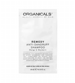 Organicals čisticí šampon proti lupům 10 ml REMEDY Anti-Dandruff Shampoo Mango & Mandarin thumbnail 1