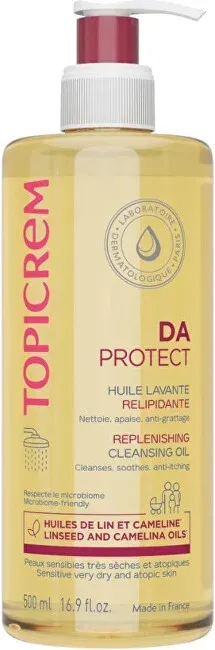 Topicrem DA Protect Replenishing Cleansing Oil 500 ml thumbnail 1