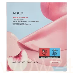 Anua Anua Peach 70 Nacin Brightening  Collagen Mask thumbnail 2