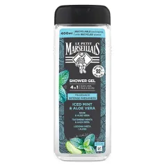 Le Petit Marseillais Shower gel for body, face, hair and beard Iced Mint and Aloe Vera 400 ml thumbnail 1