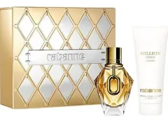 Rabanne Set Paco Rabanne: Million Gold, Parfum, For Women, 50 ml + Million Gold, Hydrating, Body Lotion, 100 ml 2