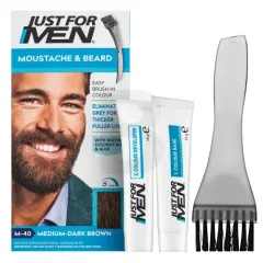 Just For Men Moustache & Beard Color M40 Medium-Dark Brown 1