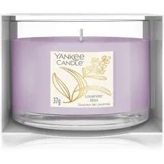 Yankee Candle Little Luxuries Lavender Bliss Glass Votive Candle 37 g thumbnail 1