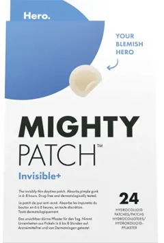 Hero. Patches for skin imperfections Mighty Patch Invisible+ (Hydrocolloid Patches) 24 pcs thumbnail 1